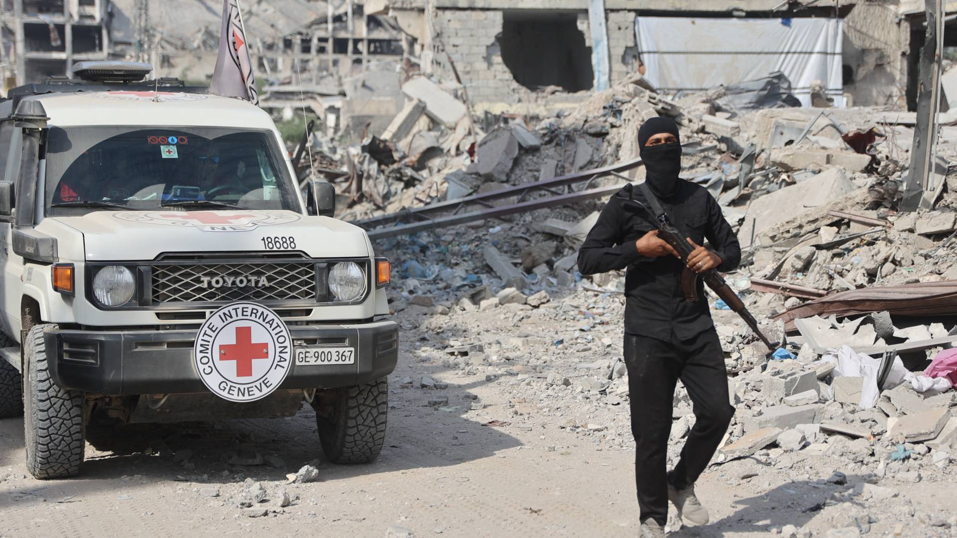 عنصر من كتائب القسام في قطاع غزة