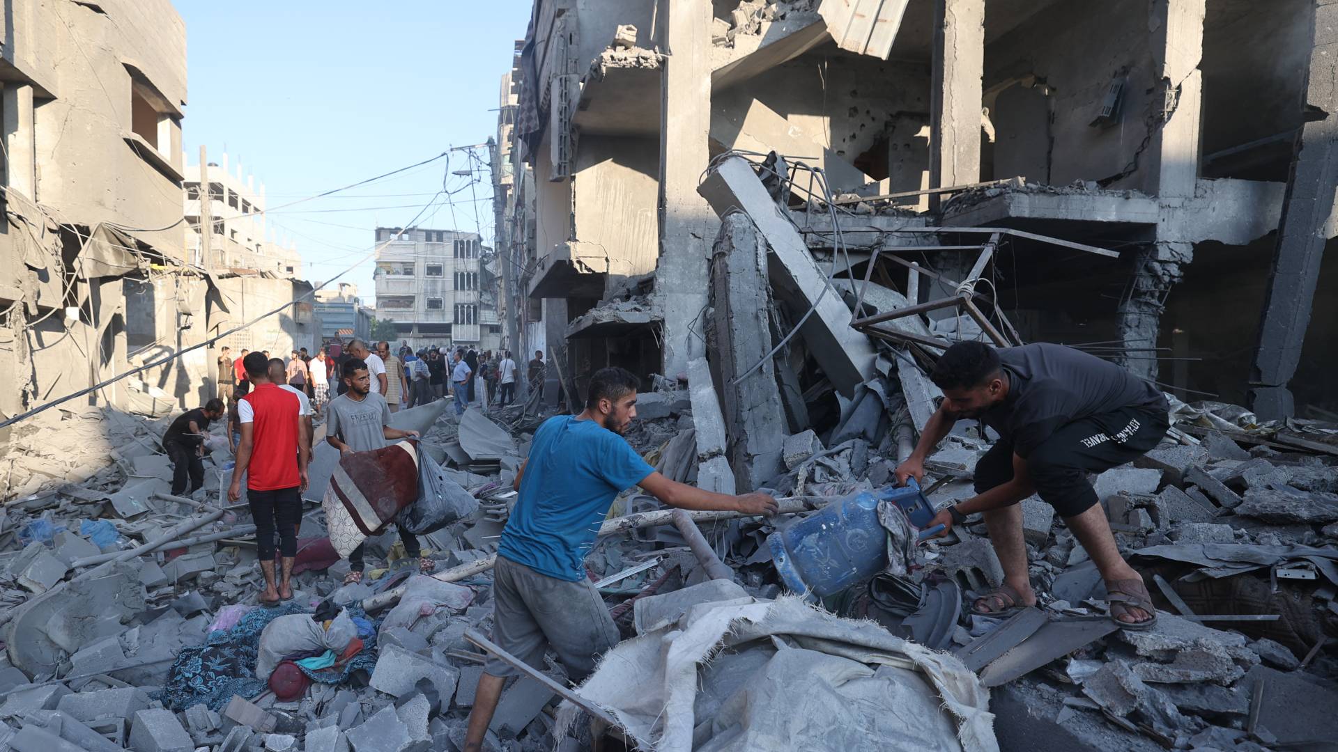 جانب من الدمار في قطاع غزة