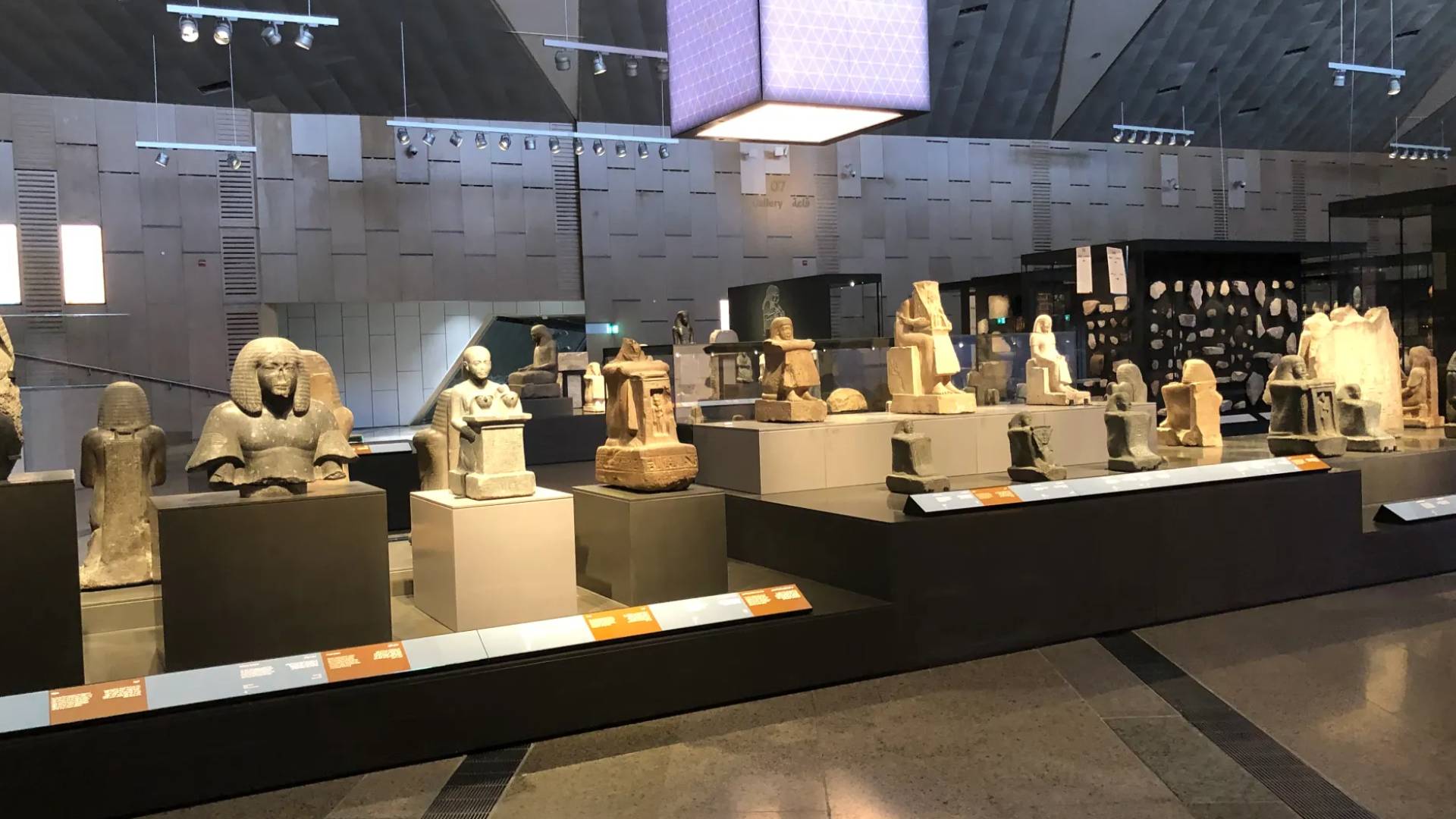 جانب من المتحف المصري الكبير