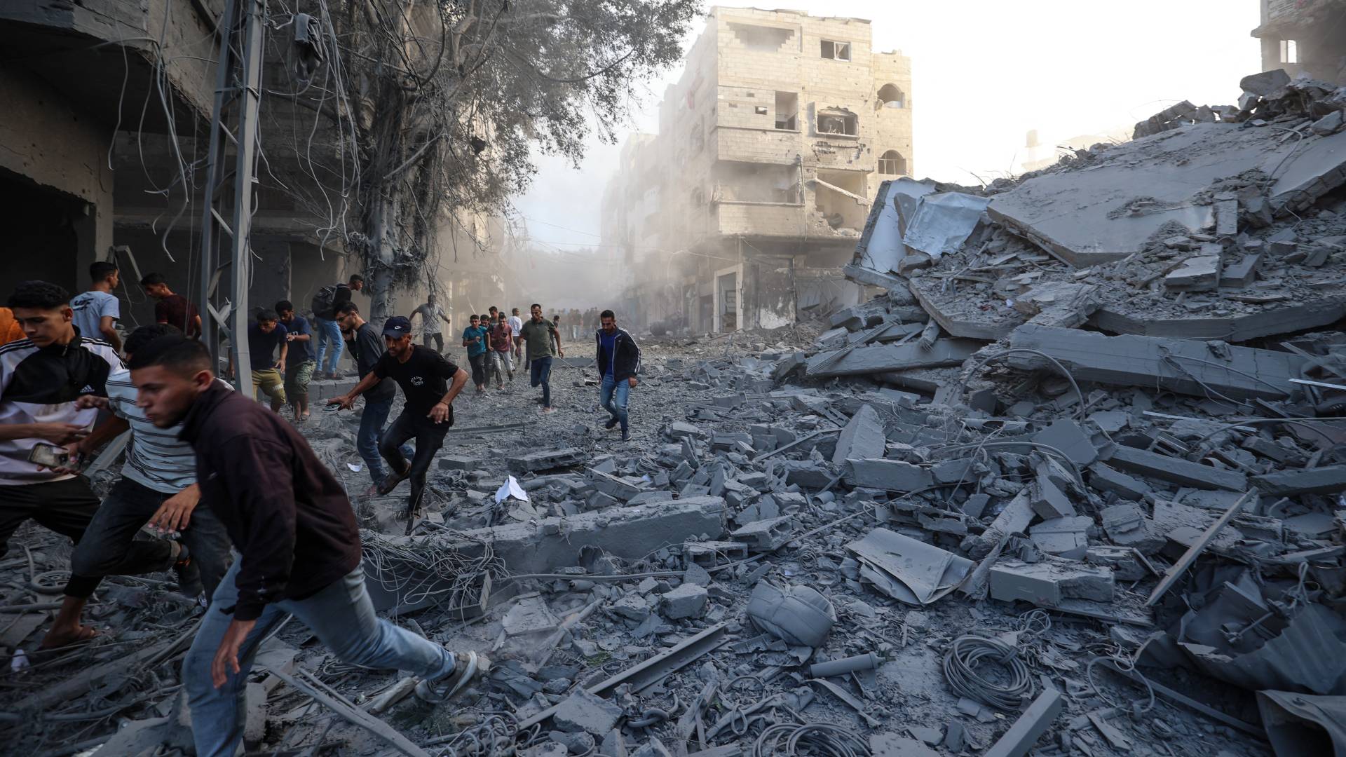 جانب من الدمار في قطاع غزة