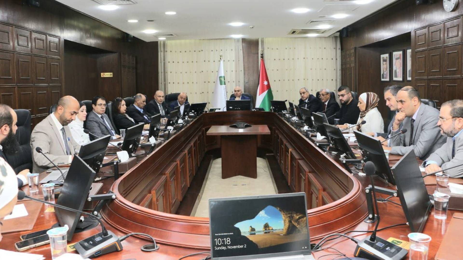 لقاء مدير الضمان الاجتماعي مع ممثلي النقابات العمالية