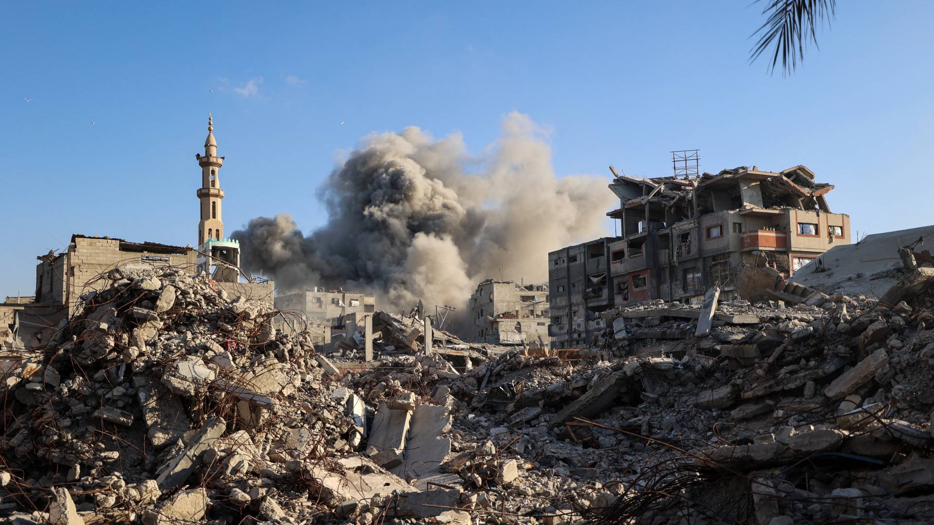 جانب من الدمار في قطاع غزة.. ارشيفية