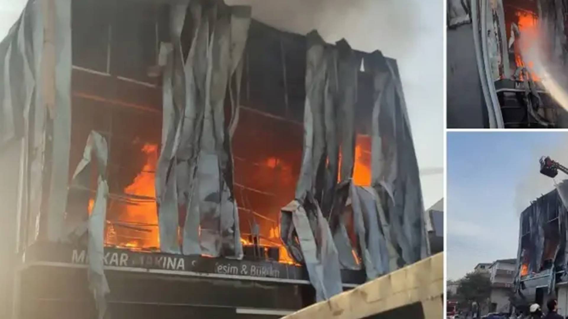 حريق محل عطور في تركيا