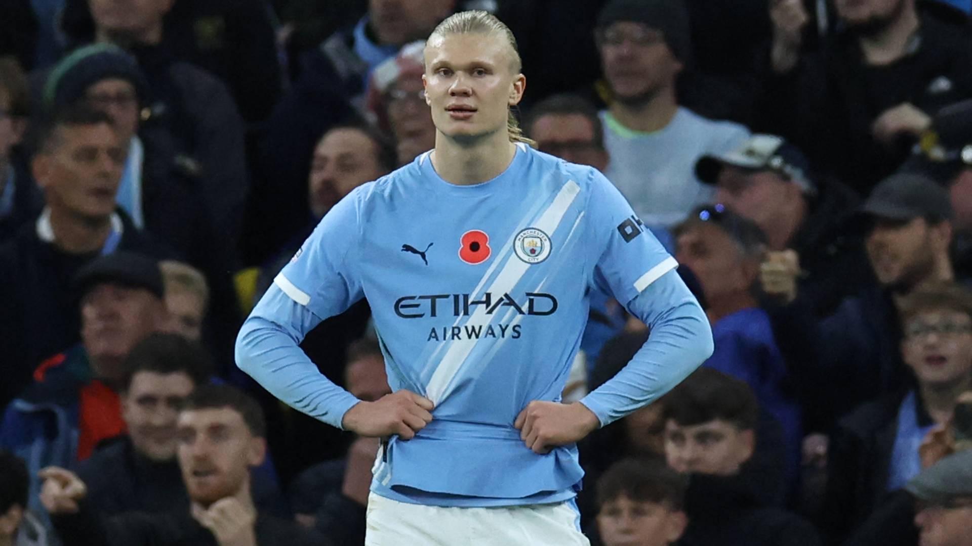 لاعب مانشستر سيتي هالاند