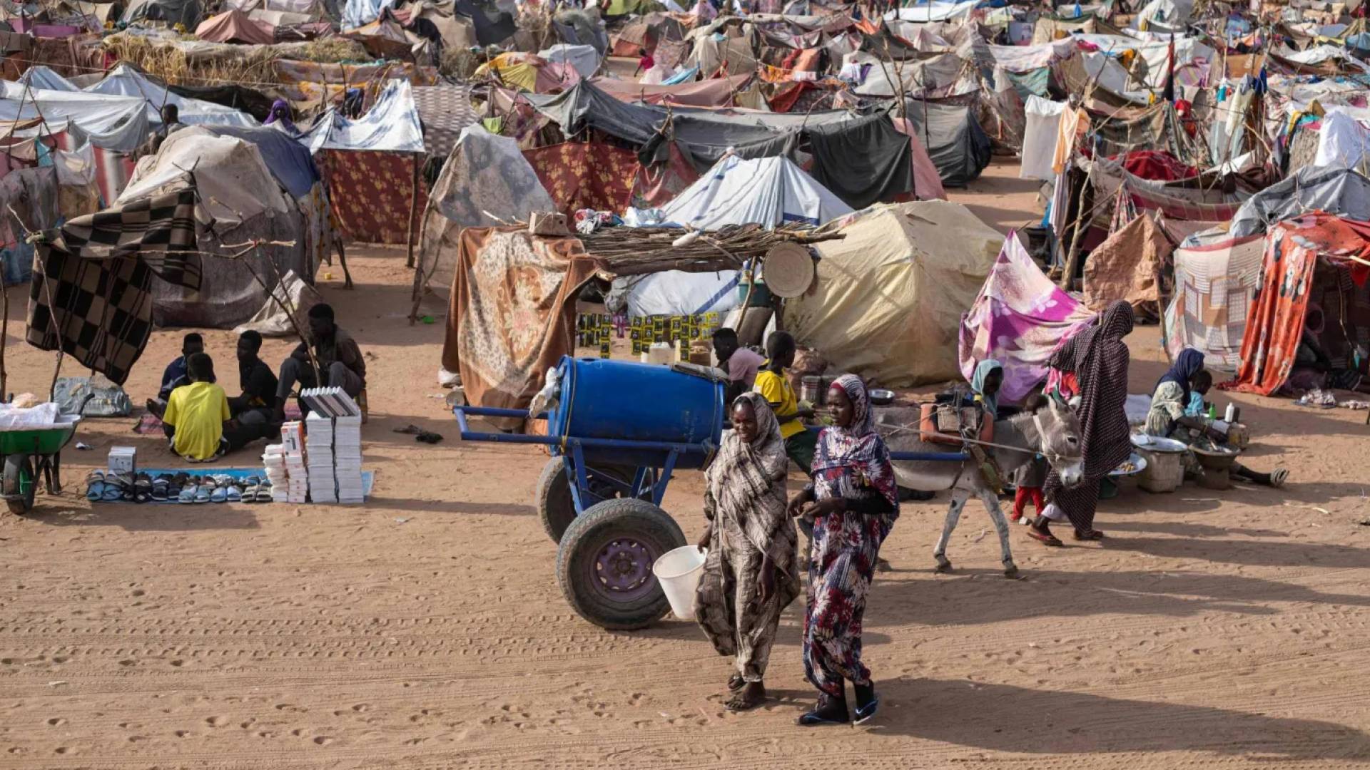 نازحون سودانيون