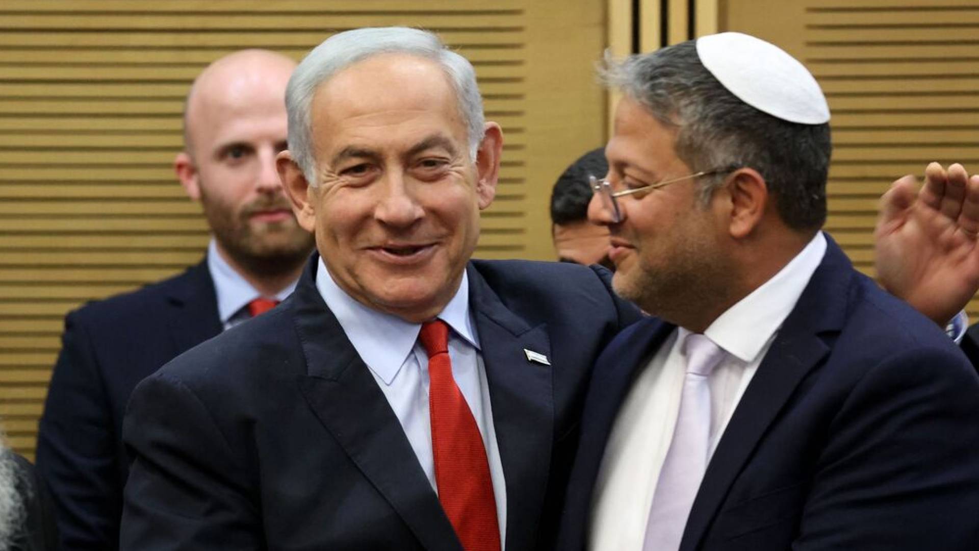 رئيس وزراء الاحتلال بنيامين نتنياهو ووزير الأمن القومي المتطرف بن غفير