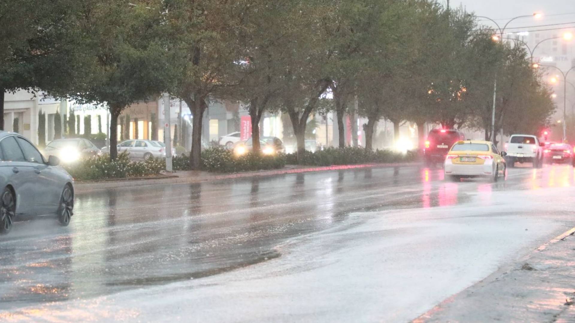 امطار في العاصمة عمان