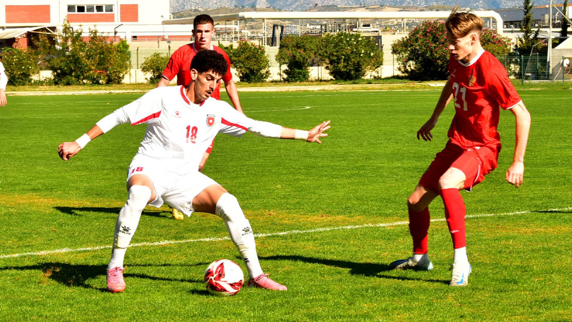 من مباراة الاردن وروسيا