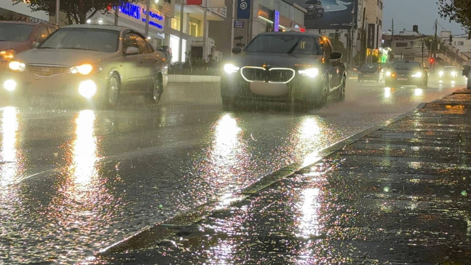 امطار في العاصمة عمان