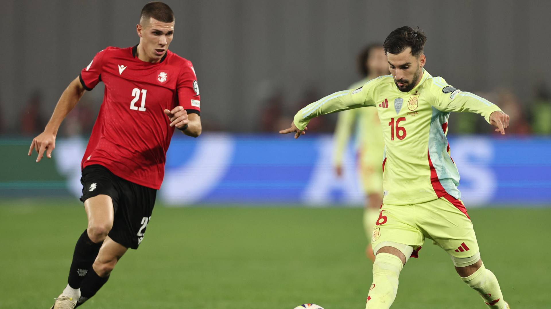 من مباراة إسبانيا وجورجيا