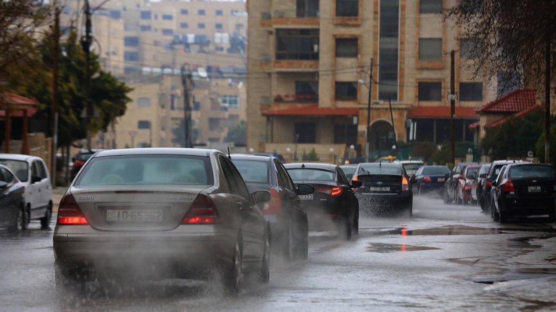 الشتاء في العاصمة عمان