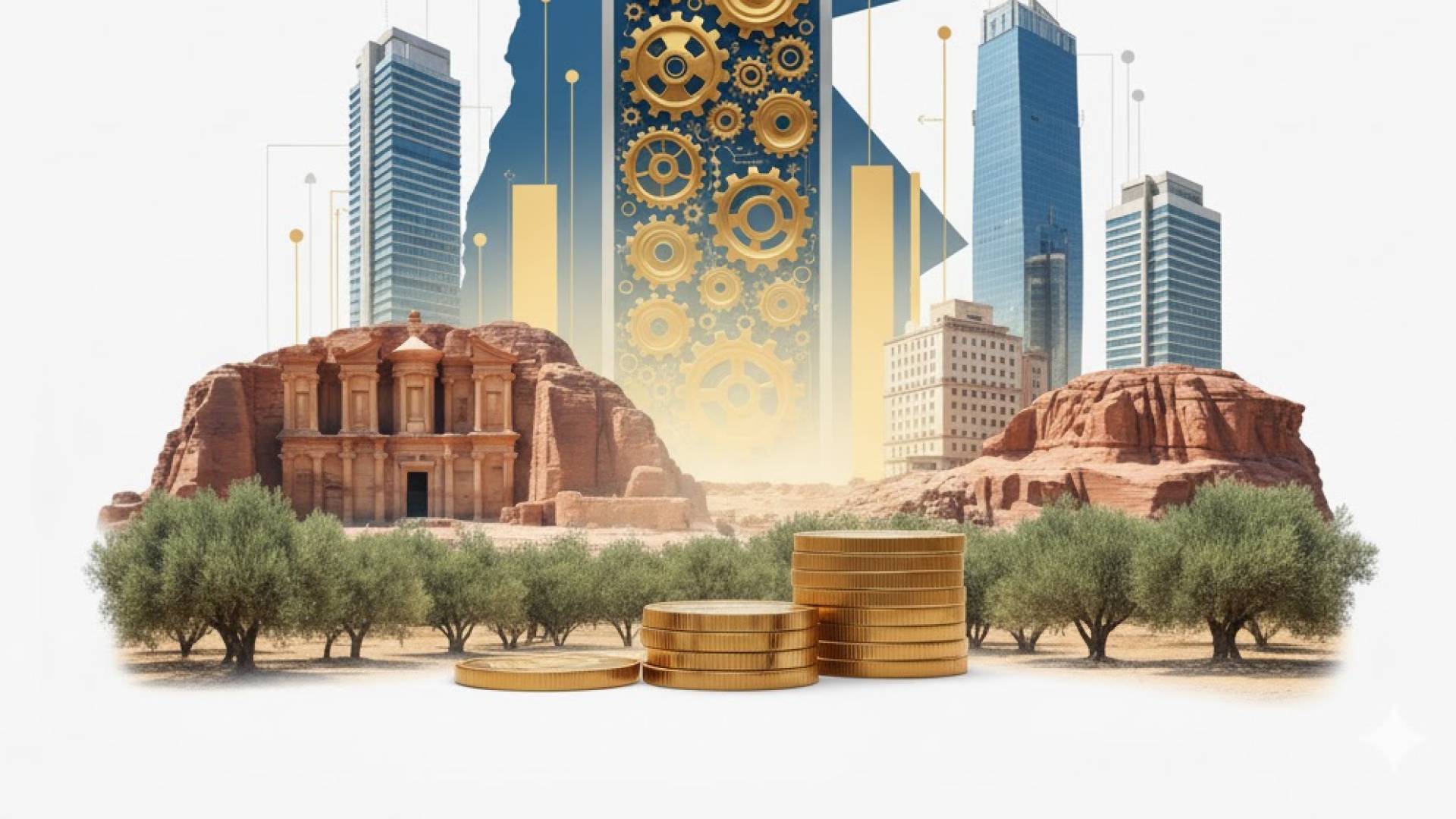 تعبيرية عن الأقتصاد الأردني