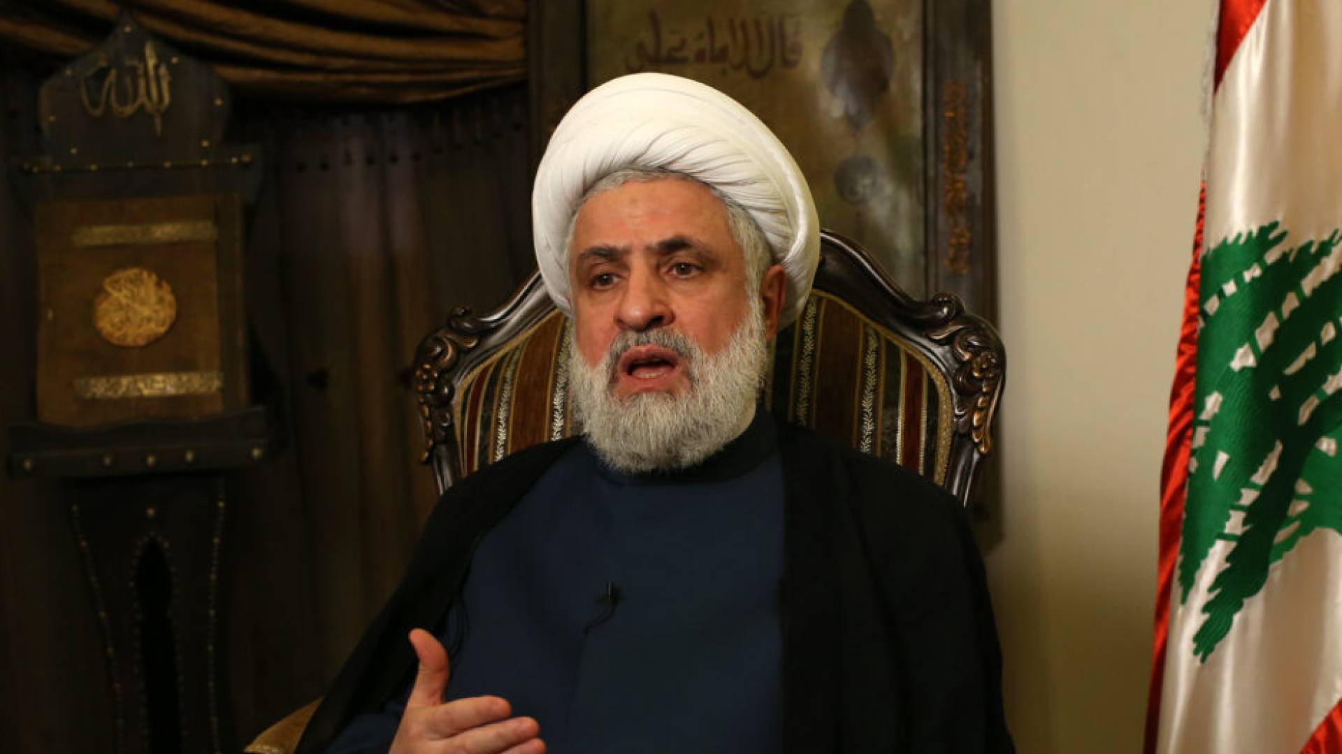 نعيم قاسم الأمين العام لحزب الله اللبناني