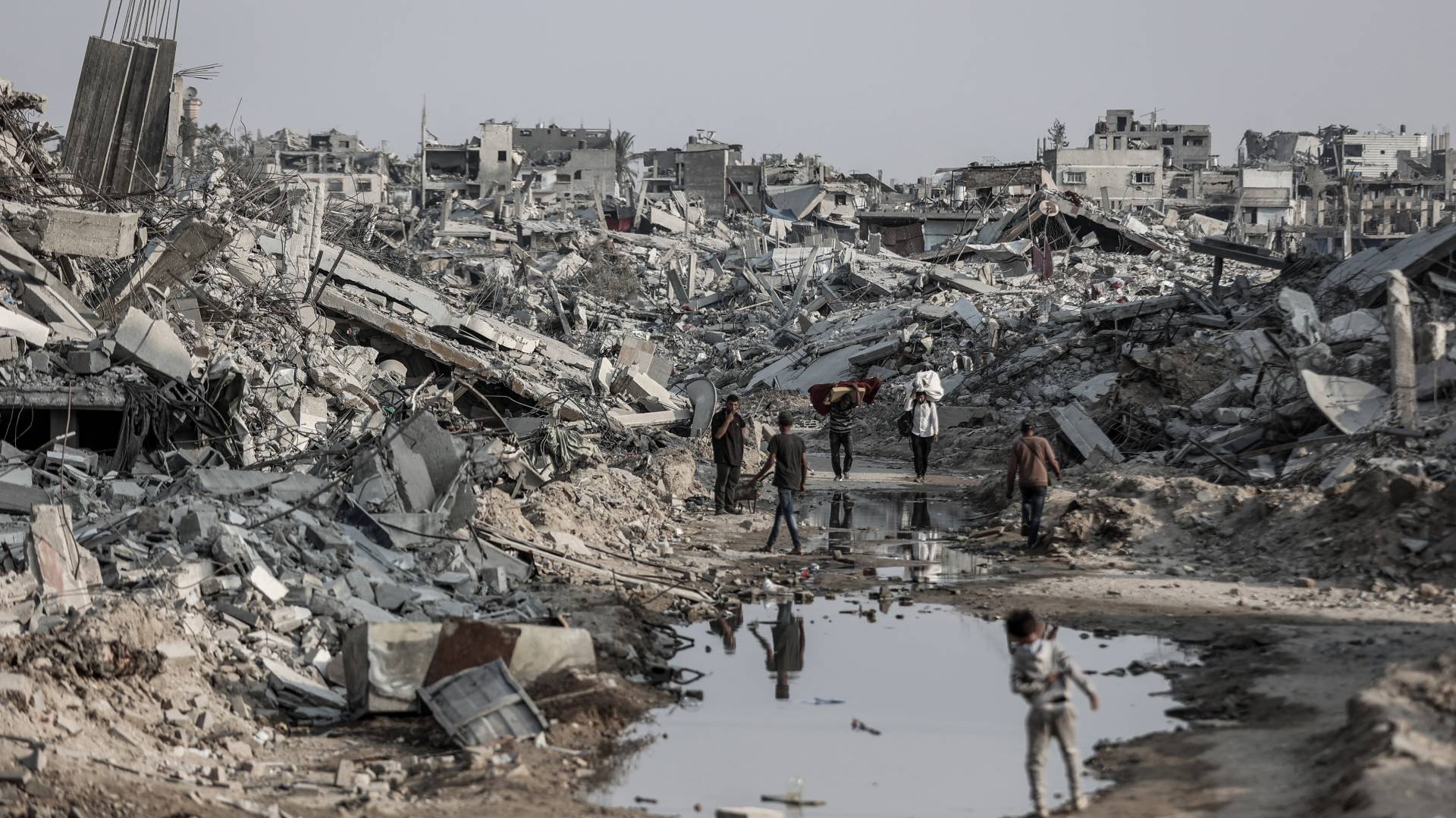 الدمار في قطاع غزة