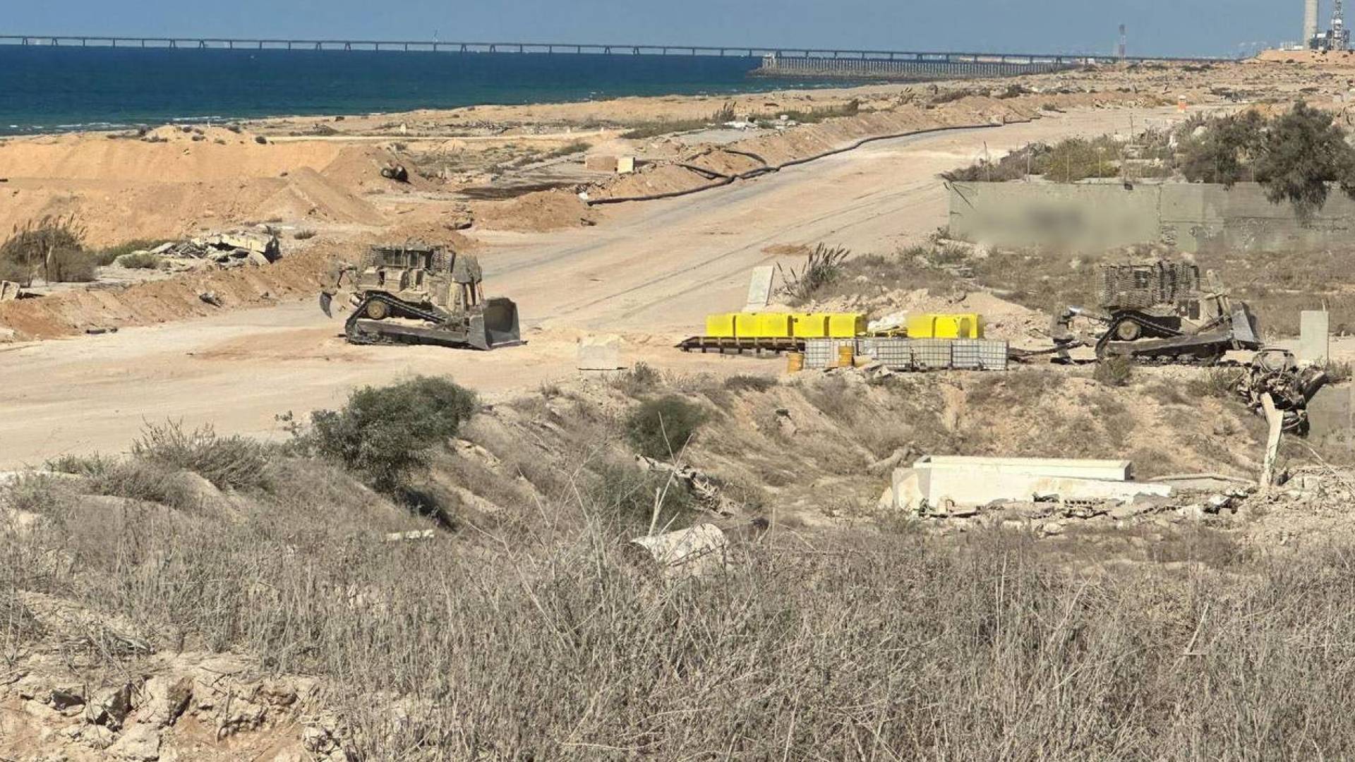 الخط الأصفر في غزة