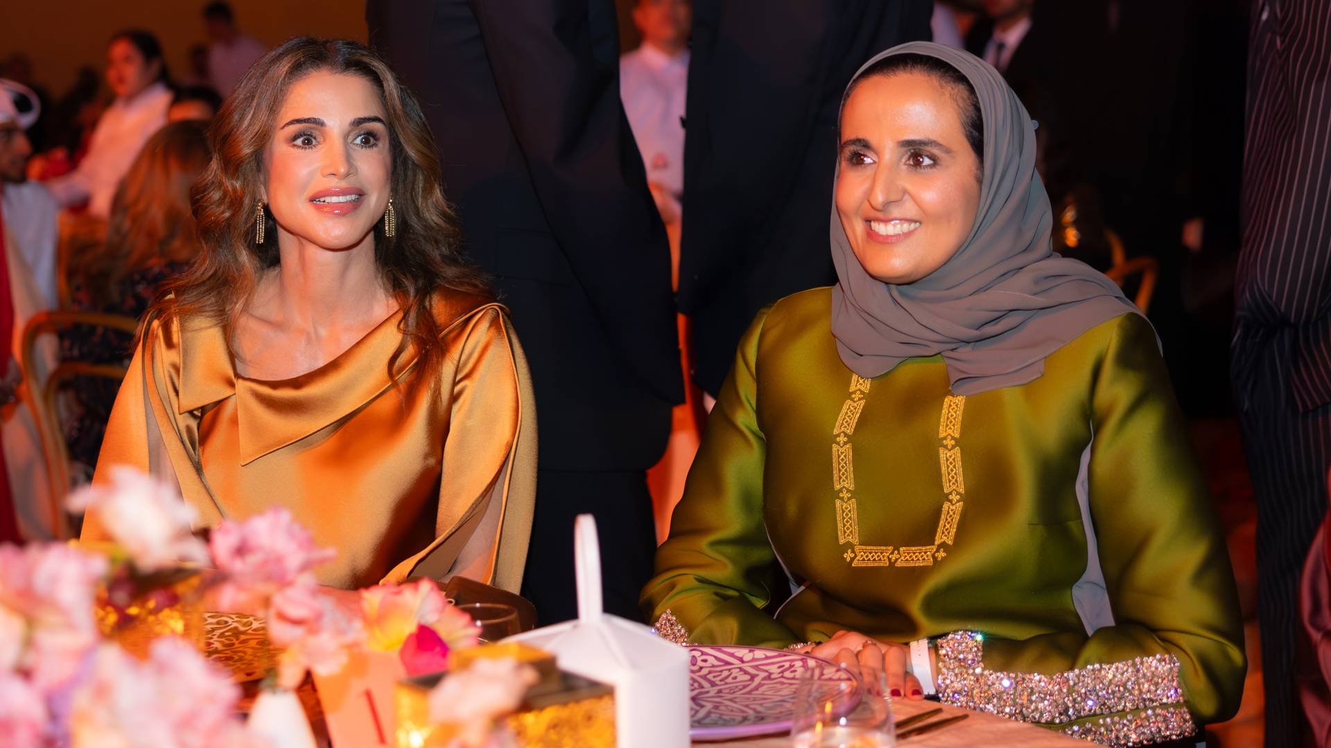 الملكة رانيا العبدالله تشارك في عشاء خيري بالدوحة