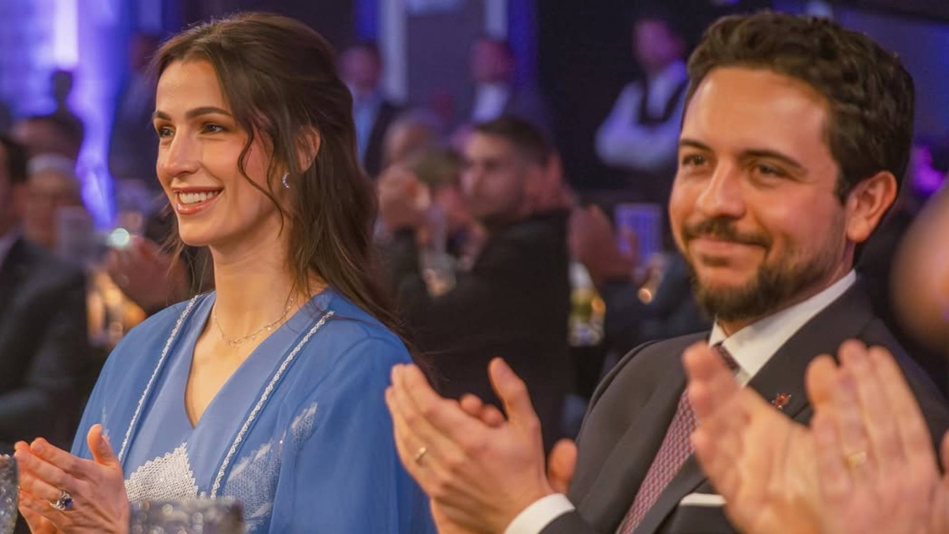 سمو ولي العهد والأميرة رجوة