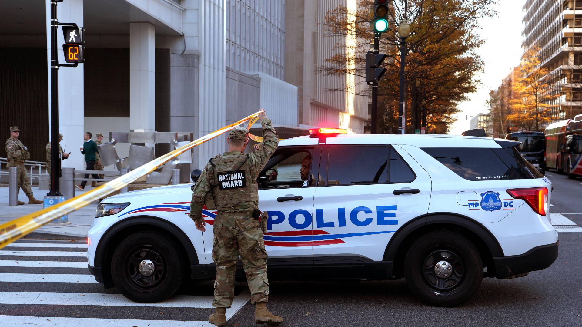 موقع إطلاق النار قرب البيت الأبيض