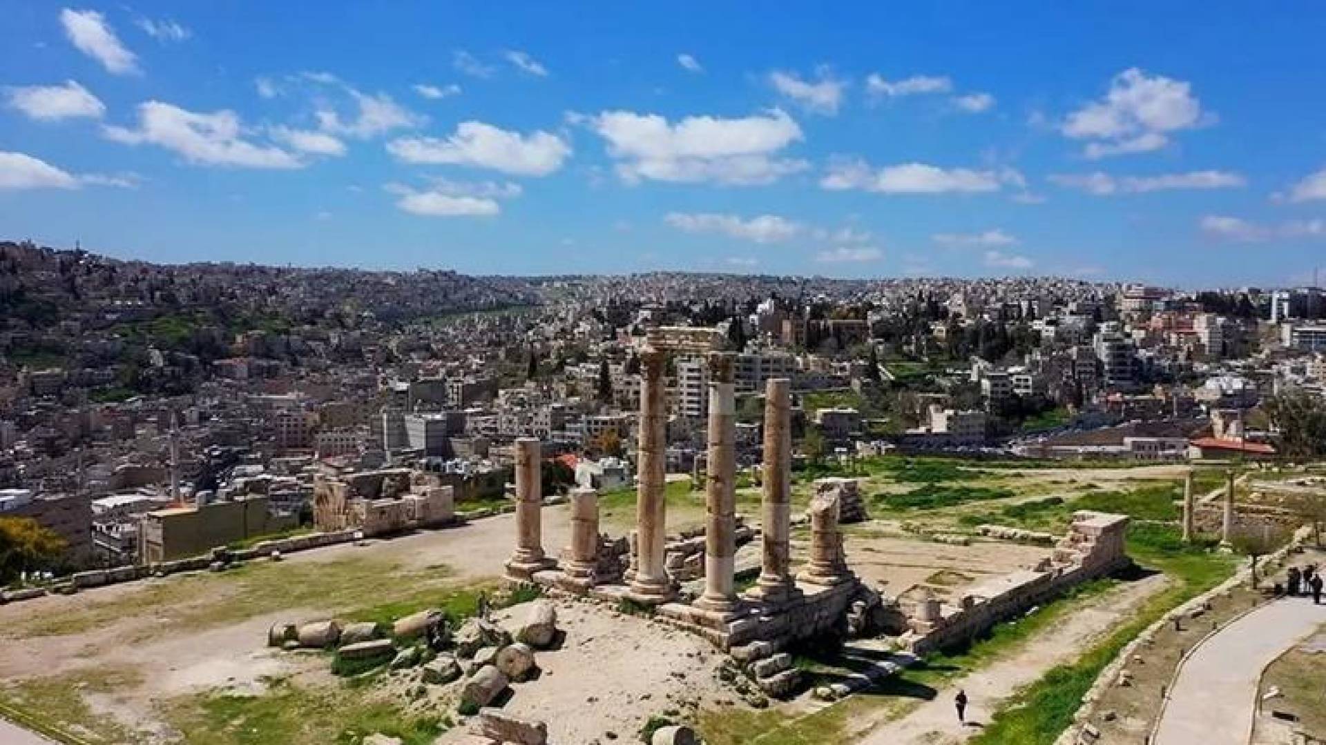 قلعة عمان في وسط العاصمة عمان