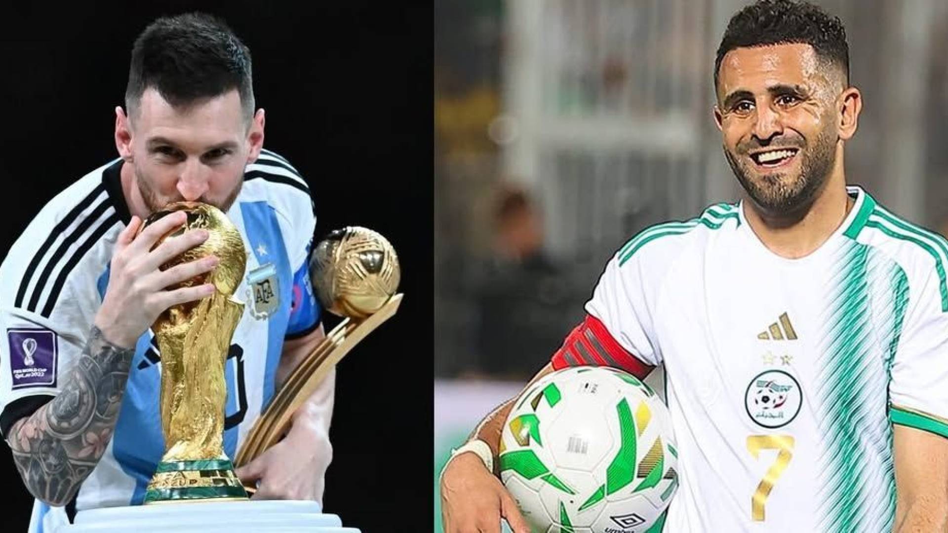 ليونيل ميسي و رياض محرز