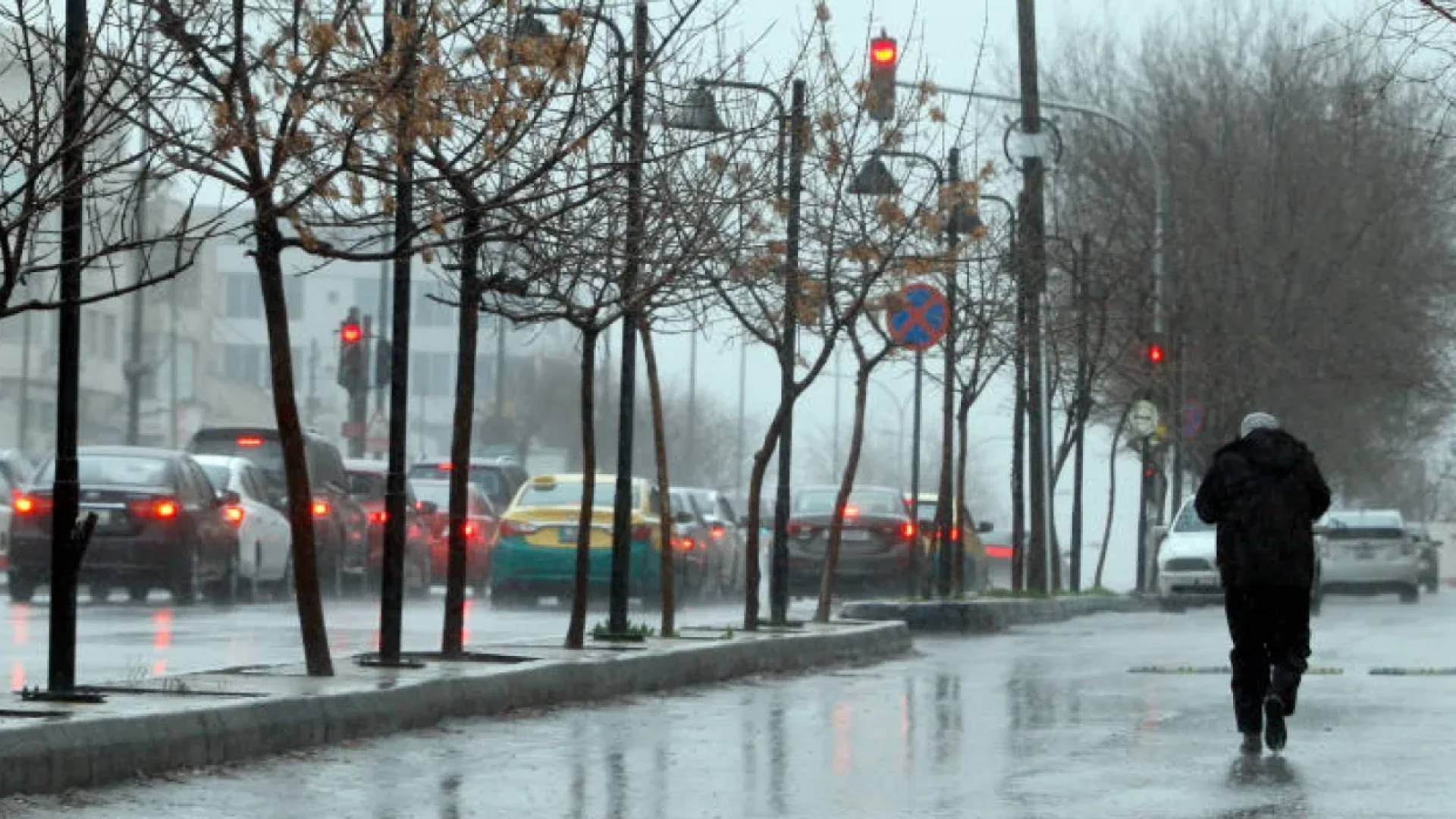 منخفض جوي في العاصمة عمان