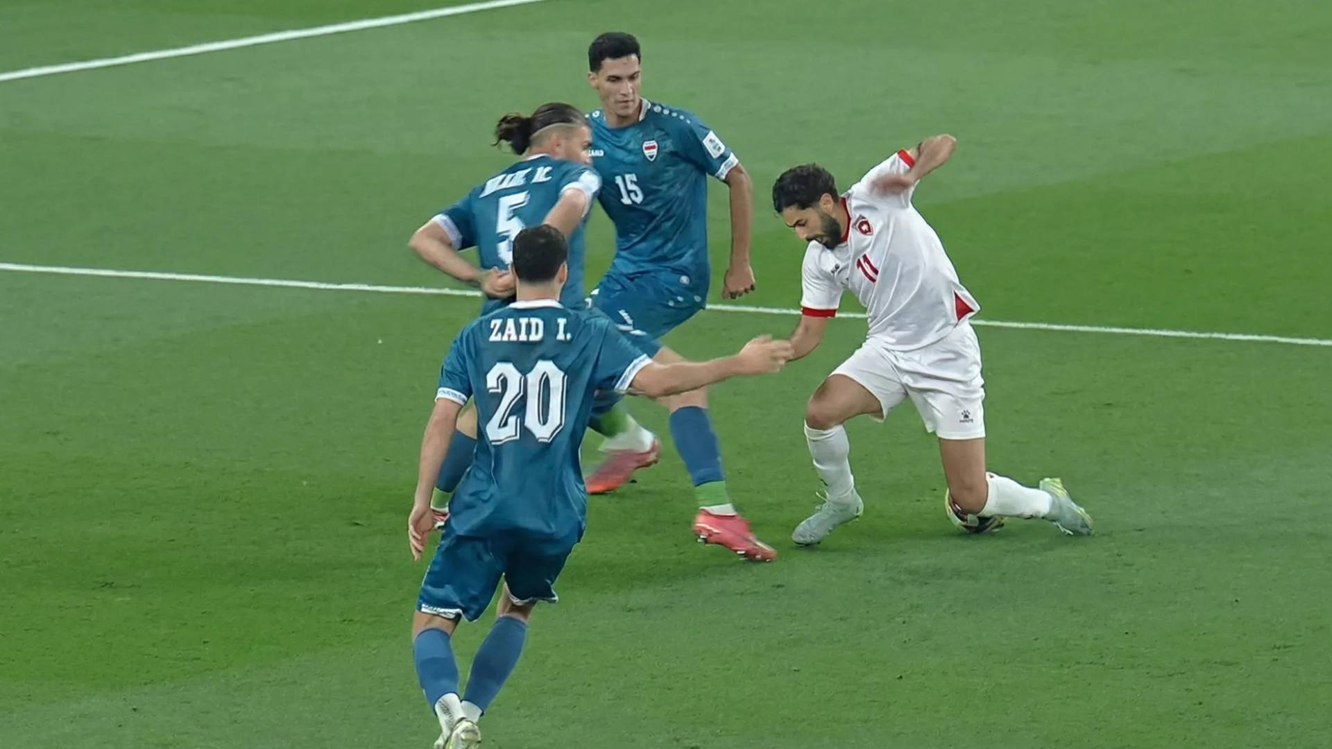 إصابة لاعب منتخب النشامى يزن النعيمات