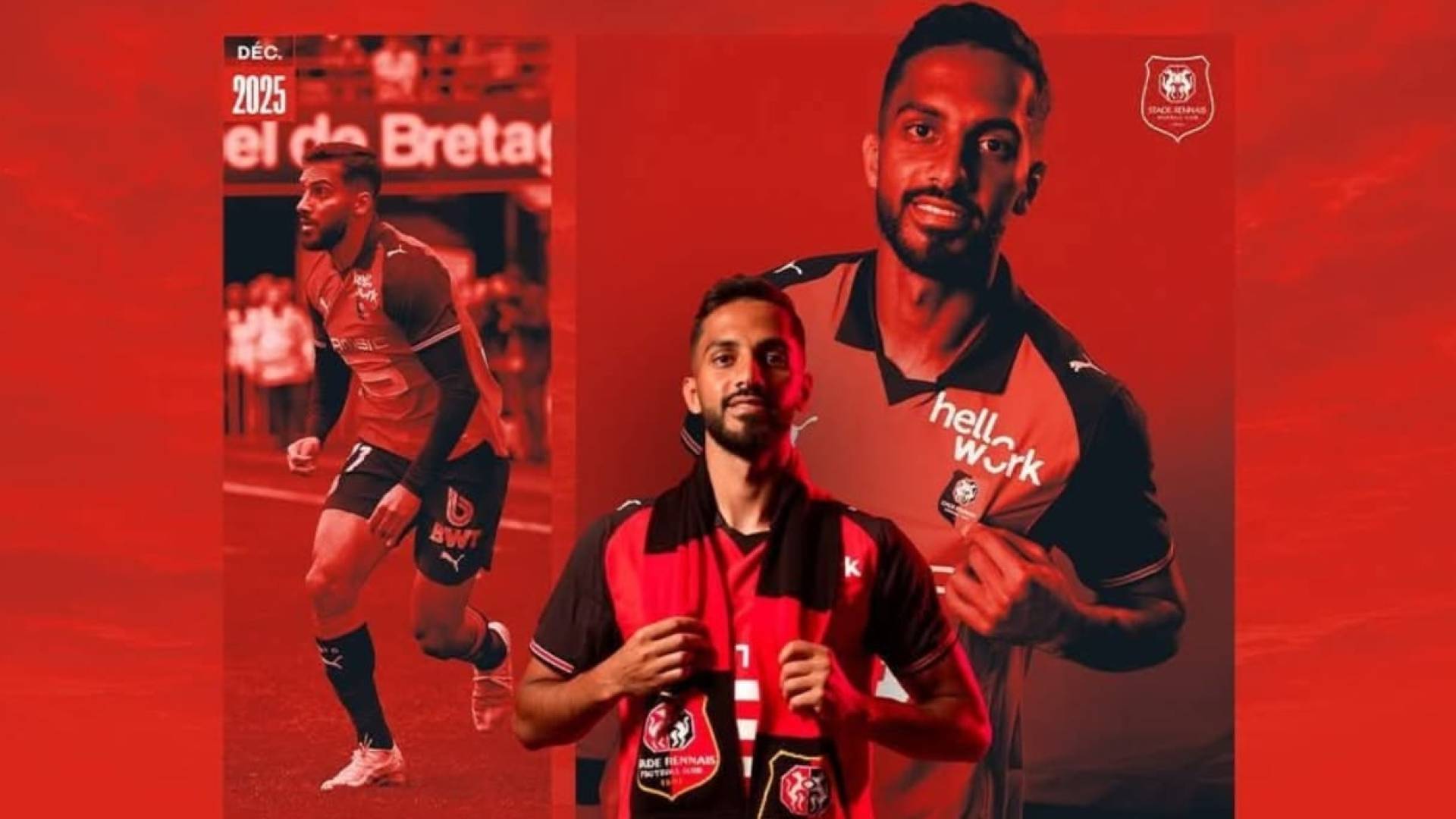 موسى التعمري يتوج بجائزة "لاعب الشهر" في نادي رين الفرنسي