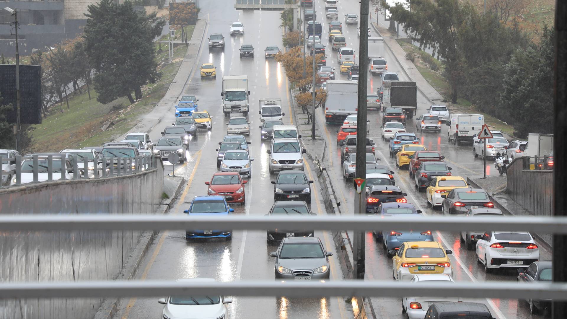 أمطار في العاصمة عمان