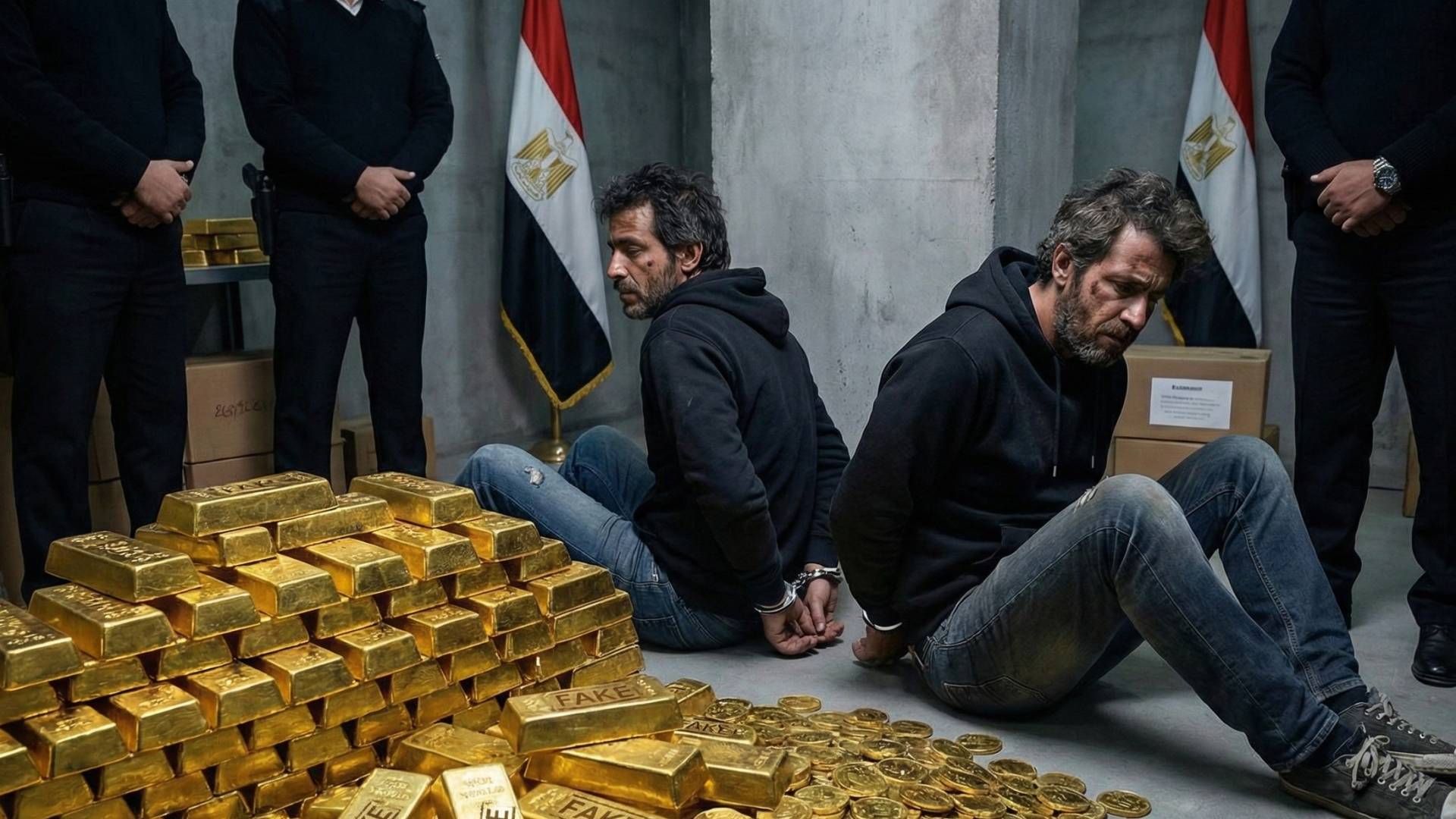 القاء القبض على مزيفي الذهب