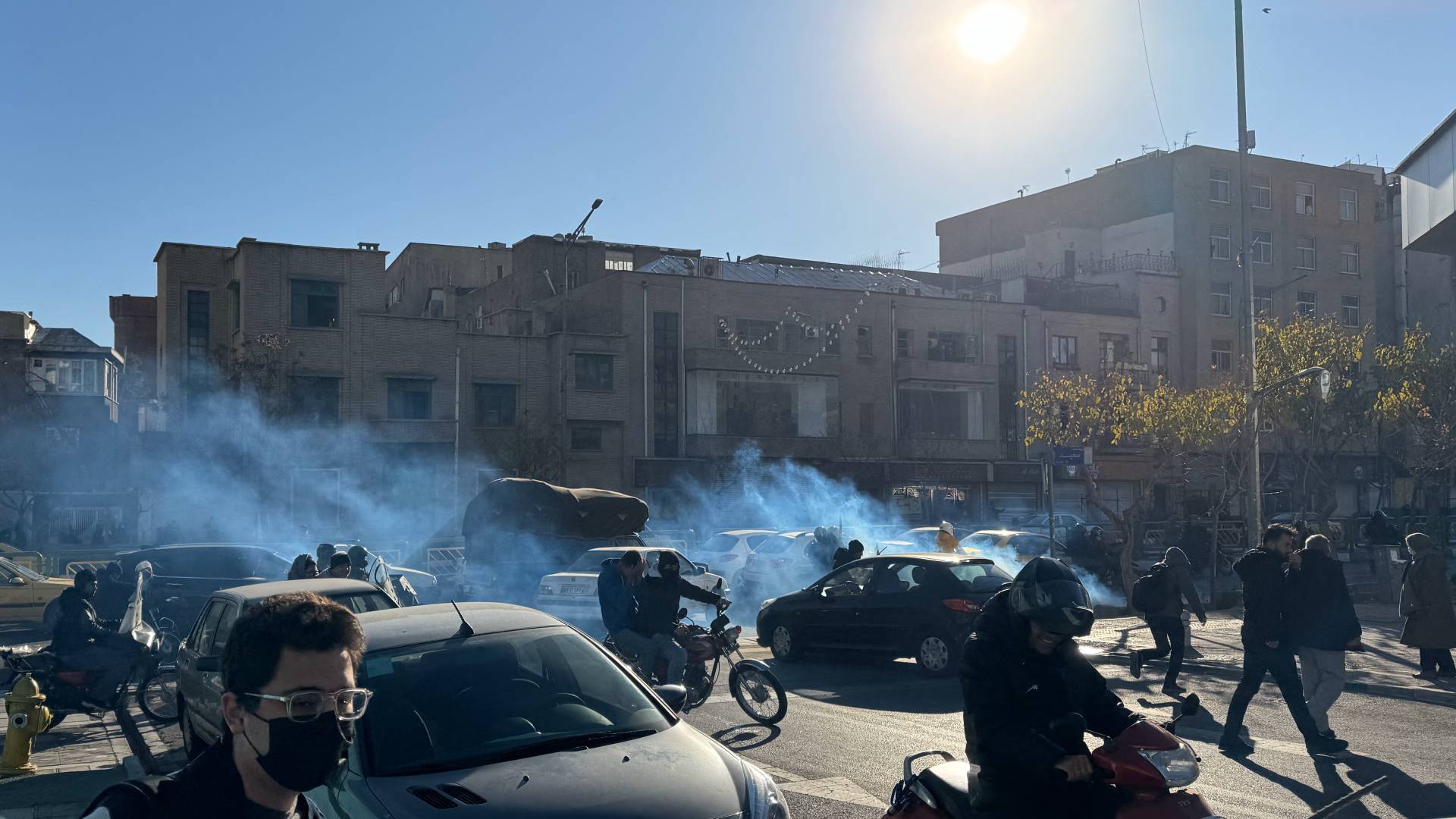 مظاهرات في العاصمة الإيرانية طهران