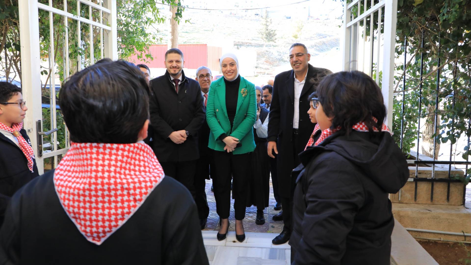 خلال زيارة وزيرة التنمية الاجتماعية وفاء بني مصطفى لجمعية دار الإحسان لرعاية وتأهيل الأيتام