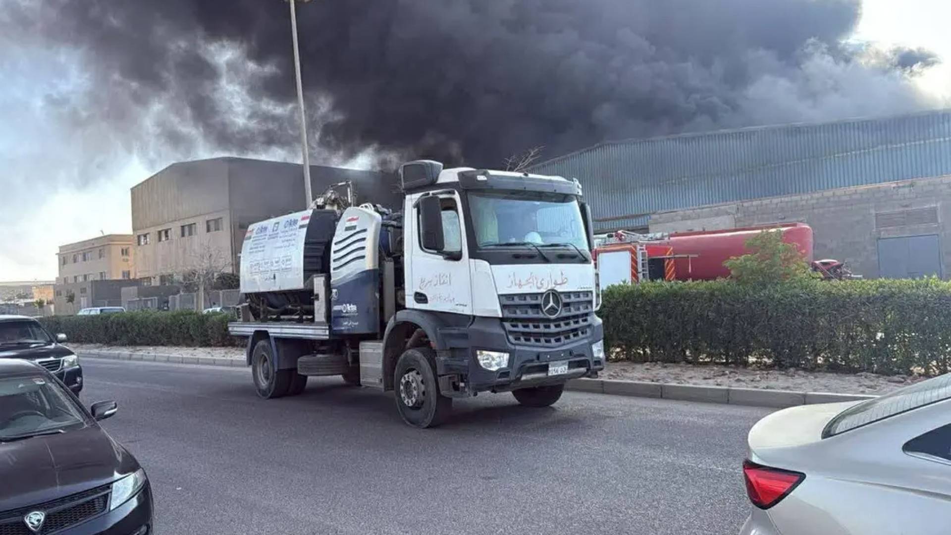 انفجار في منطقة السادس من أكتوبر في مصر