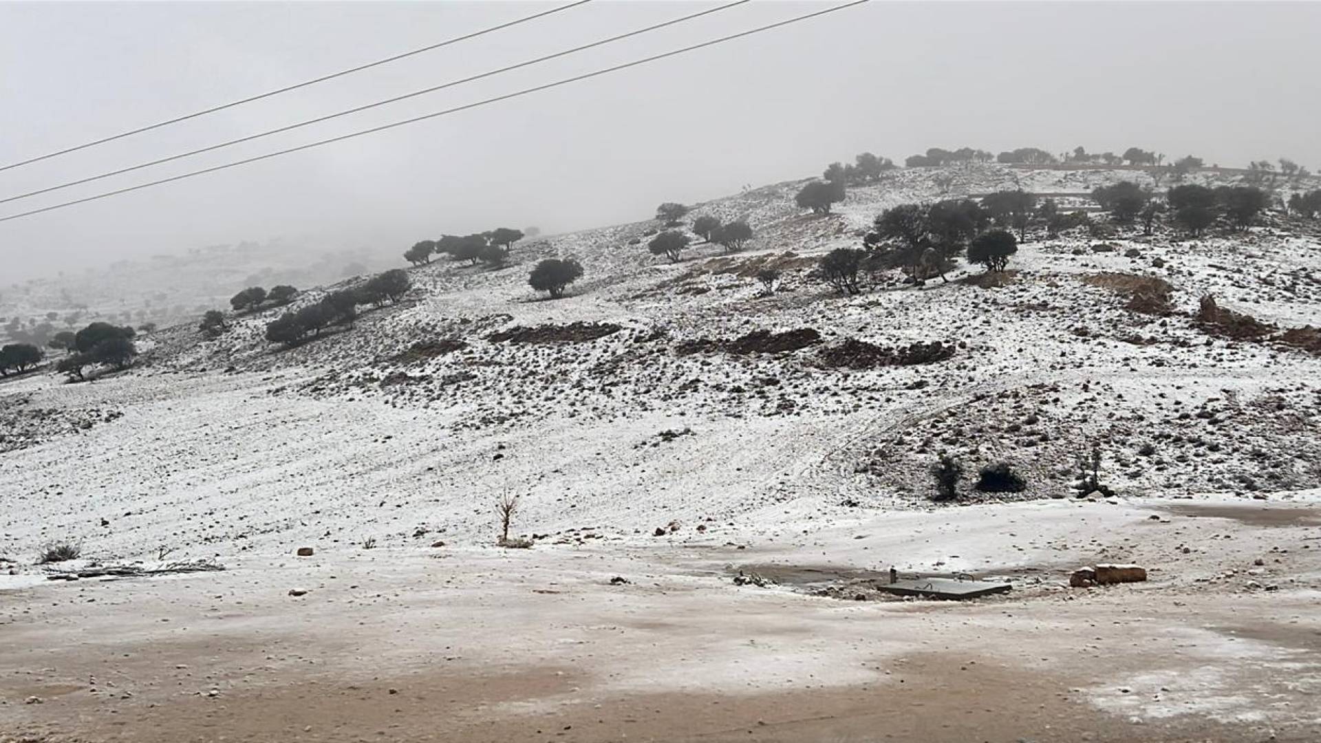 ثلوج في الأردن "أرشيفية"