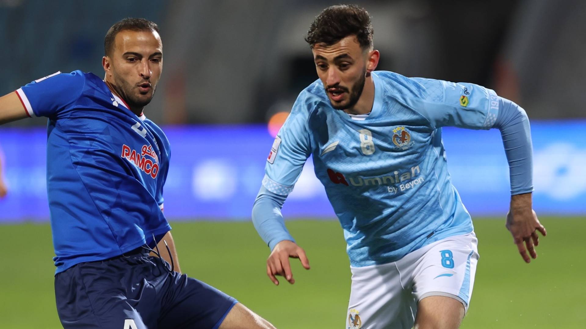 من مباراة الفيصلي والرمثا