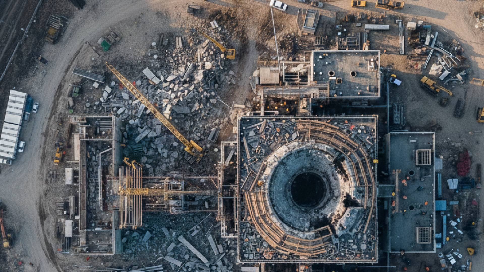 صورة مولدة بالذكاء الاصطناعي لأعمال بناء