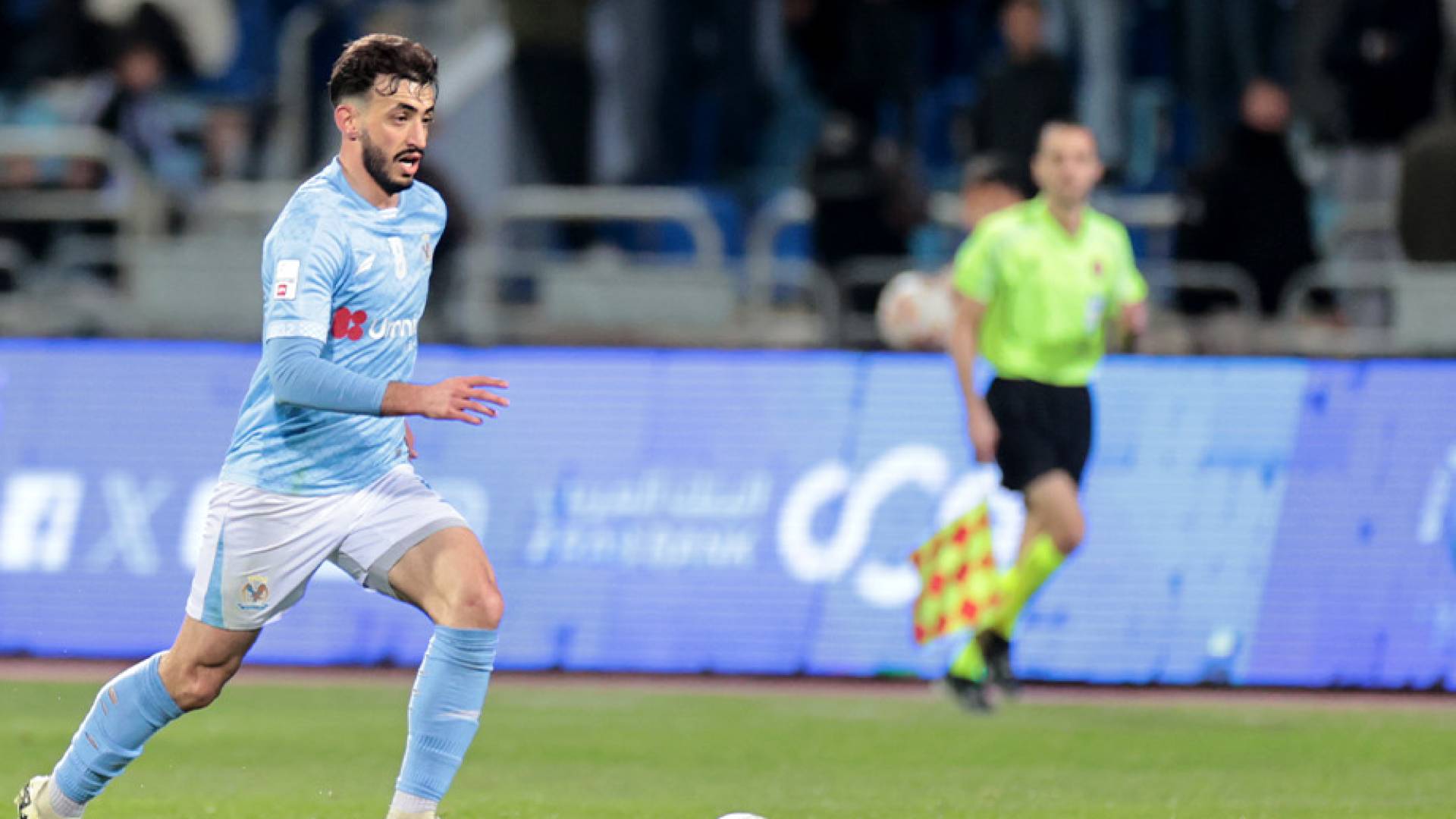 لاعب نادي الفيصلي خالد زكريا