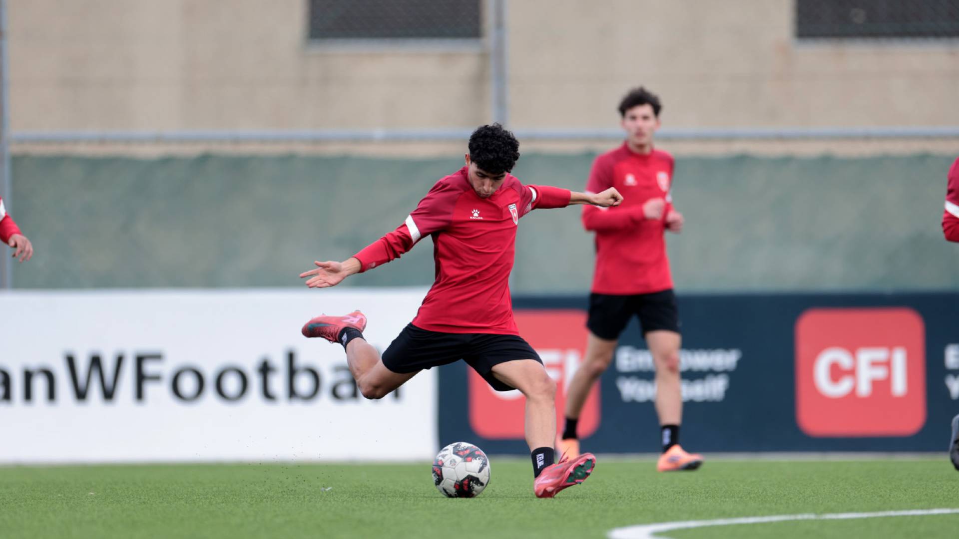 من تدريبات المنتخب الأردني