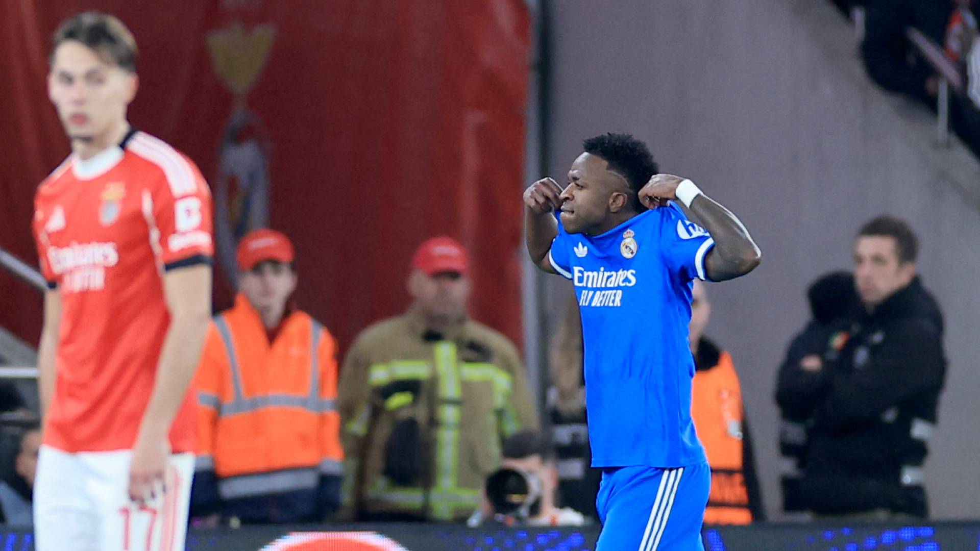 احتفال لاعبي ريال مدريد