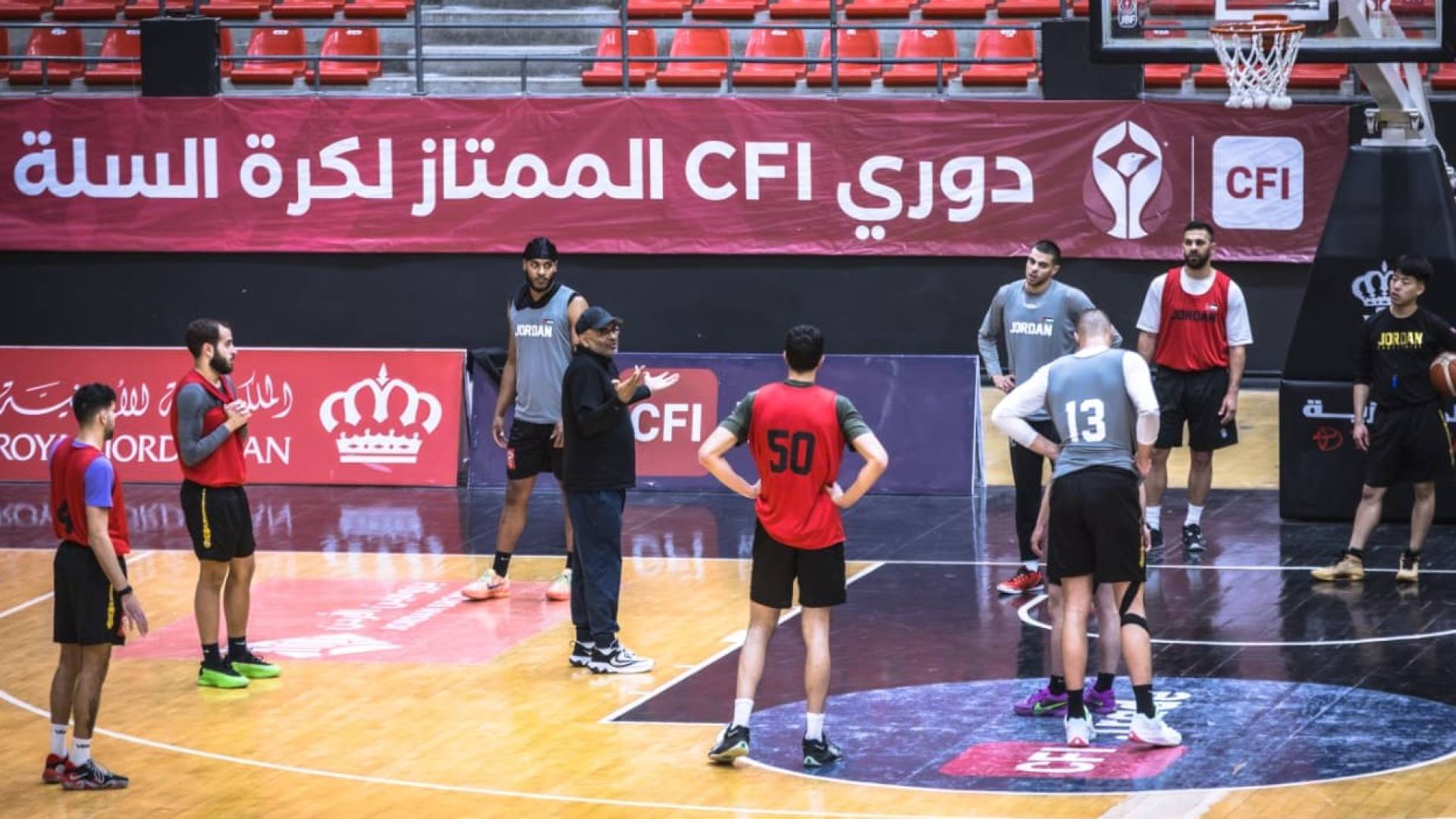 من تدريبات المنتخب الأردني