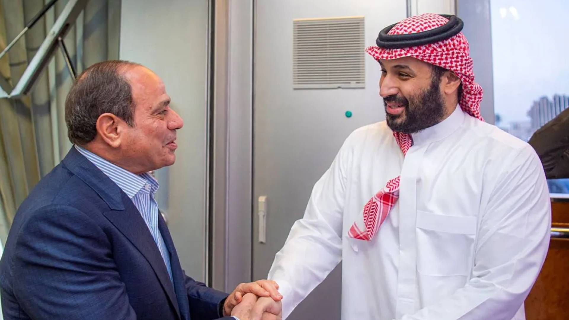 الرئيس المصري عبدالفتاح السيسي وولي العهد السعودي محمد بن سلمان
