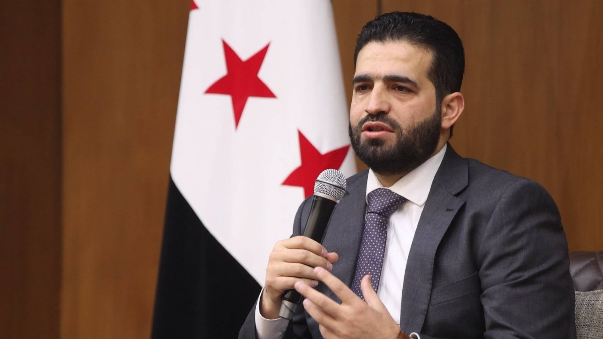 وزير الداخلية السوري أنس الخطاب