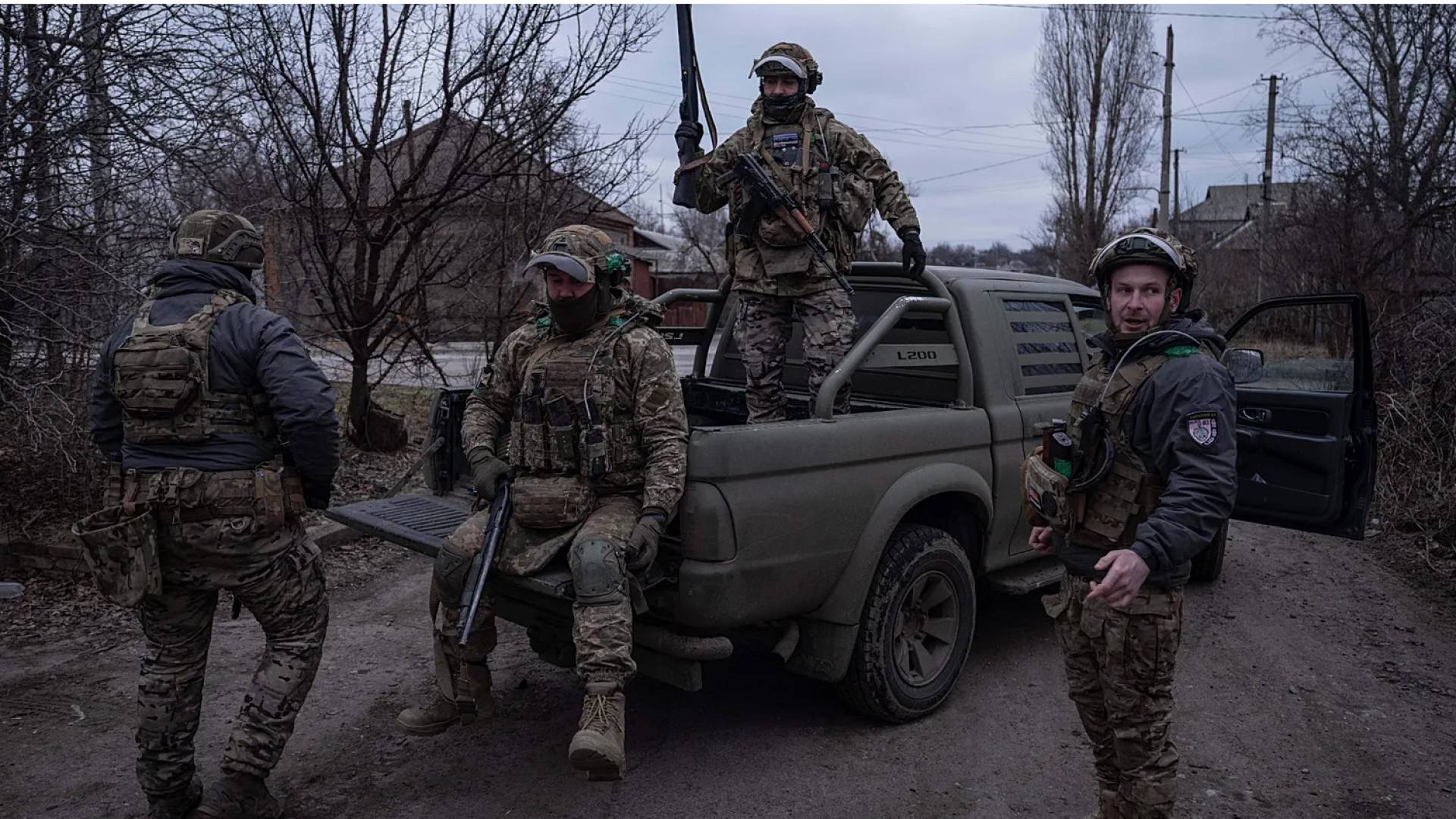 جنود أوكرانيين