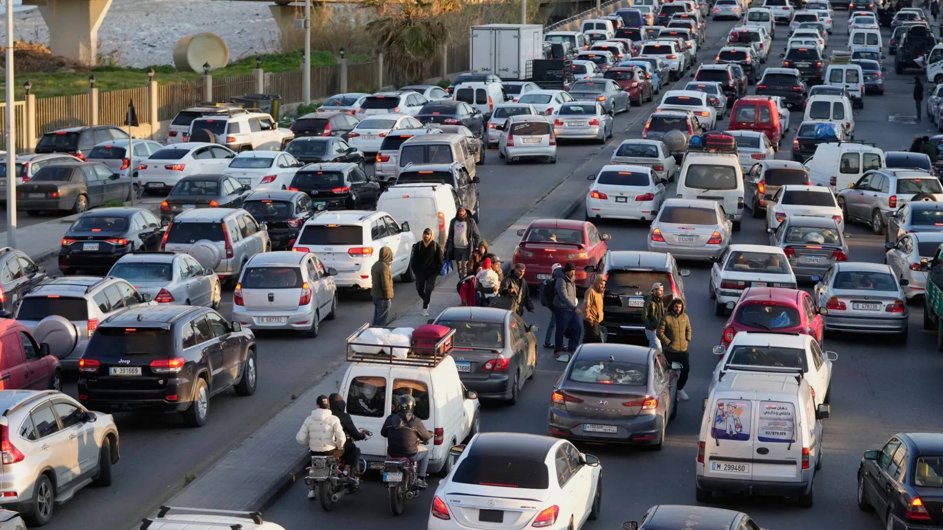 صورة للنزوح اللبناني