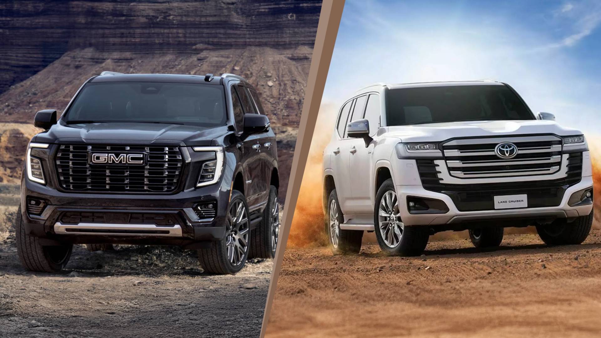 جي إم سي يوكون وتويوتا لاند كروزر 300