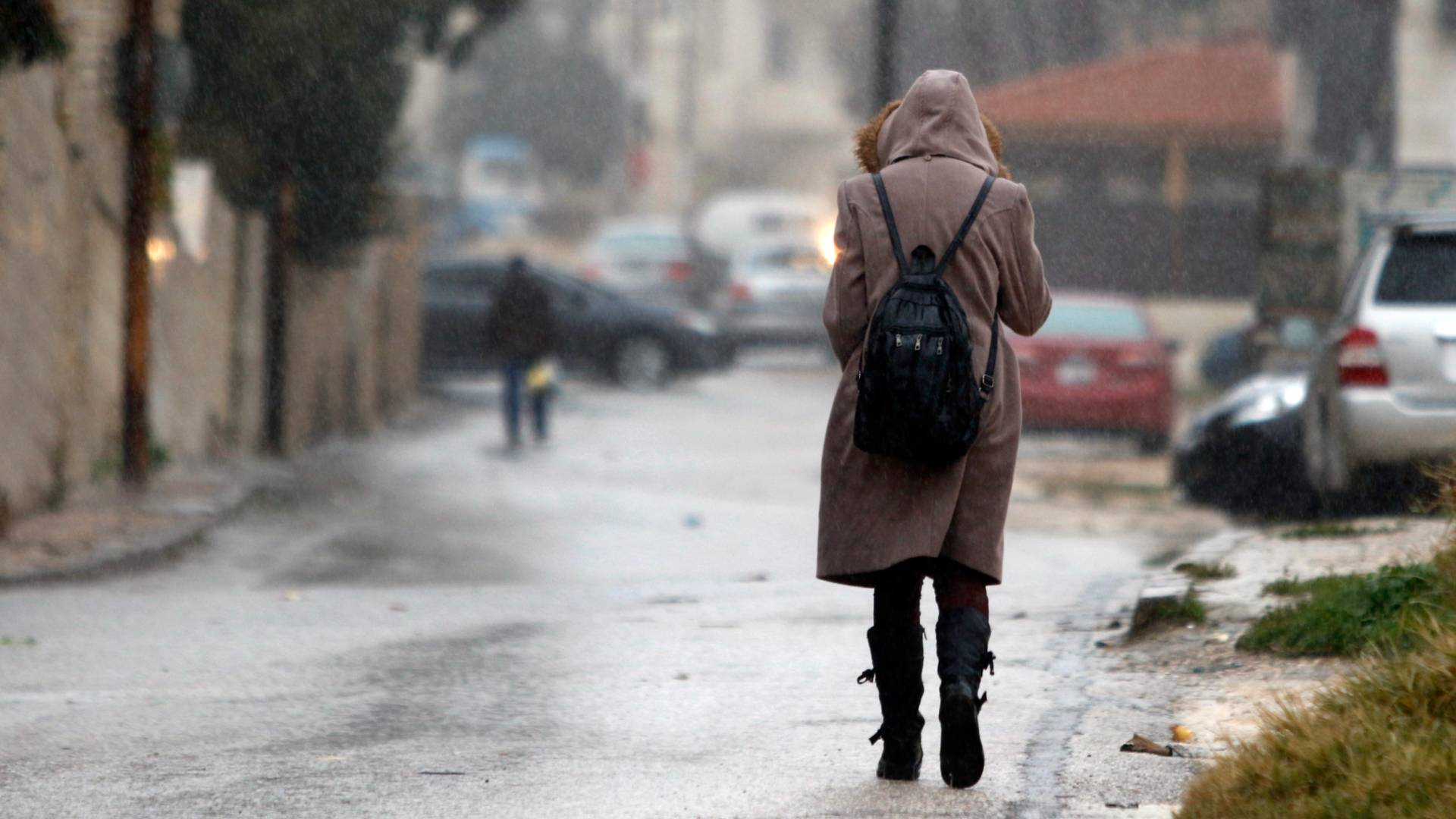 اجواء باردة في الأردن