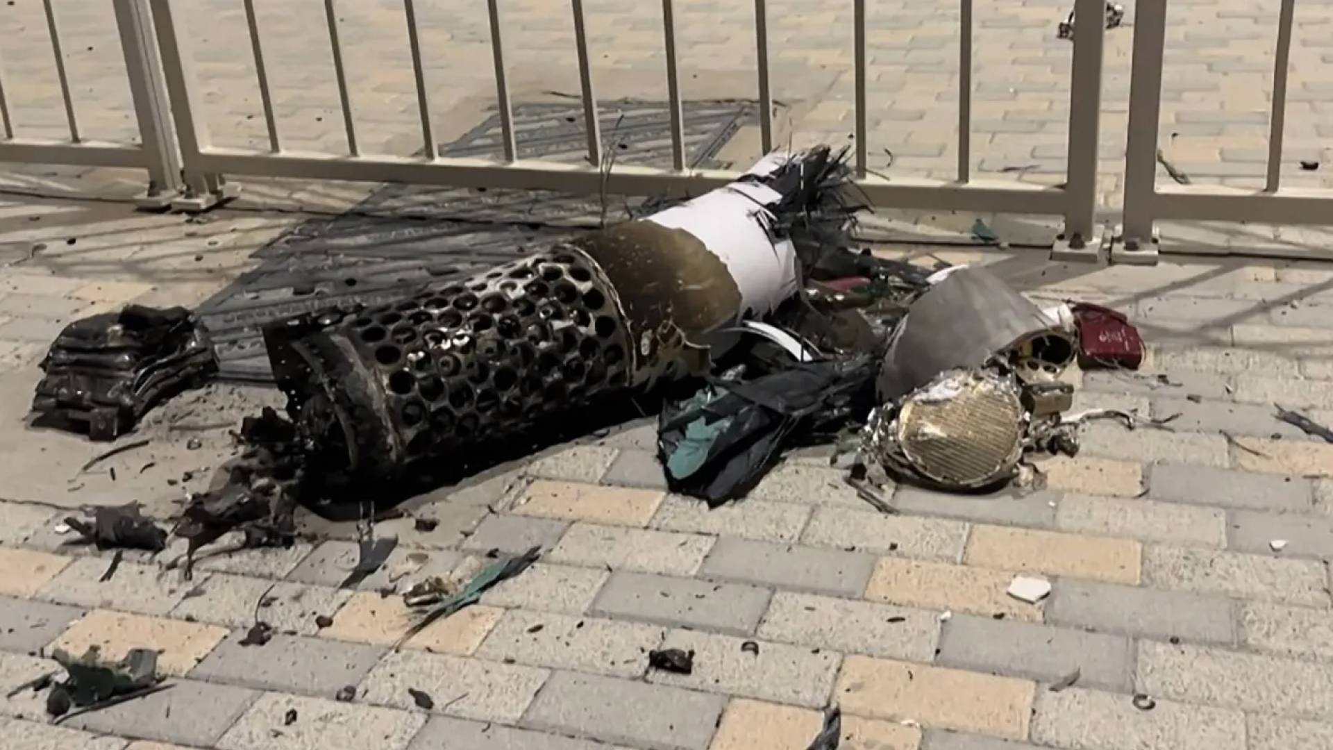 شظايا صاروخ