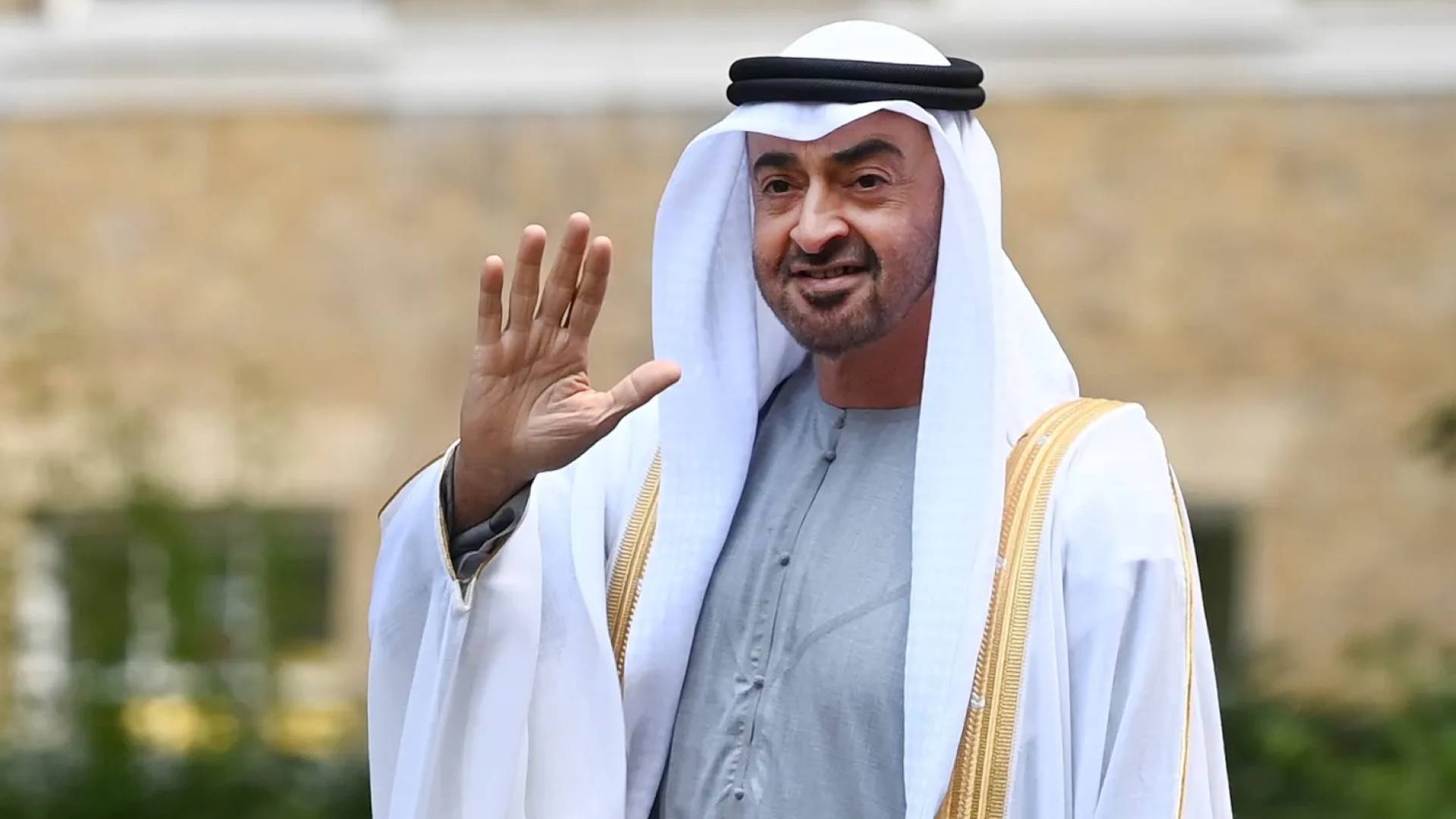 رئيس دولة الإمارات الشيخ محمد بن زايد آل نهيان - الرسالة النصية