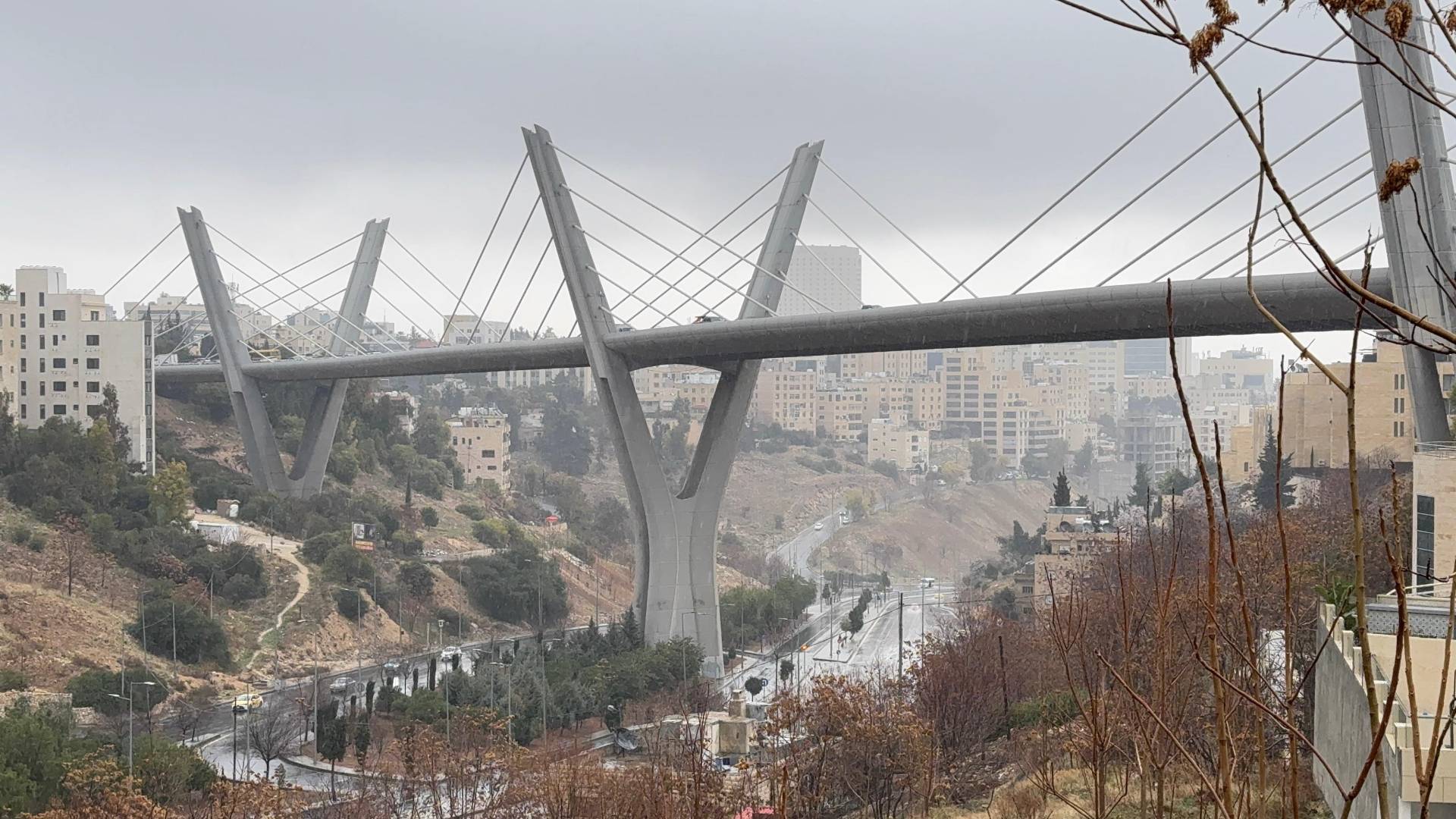 العاصمة عمان في الشتاء