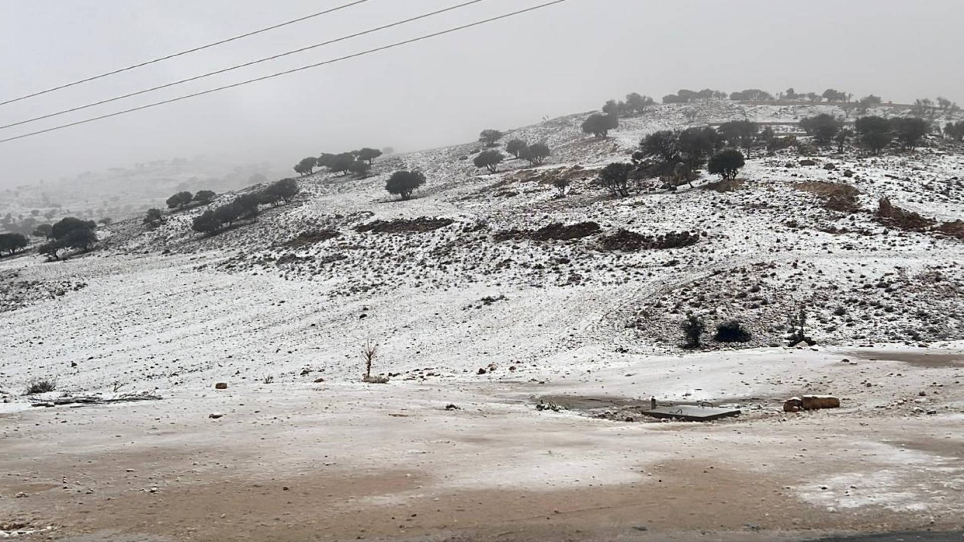 ثلوج في الاردن