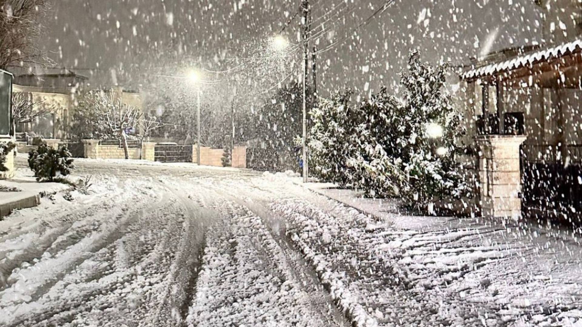 ثلوج في الأردن "أرشيفية"